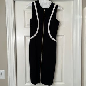 Black/white career dress-Calvin Klein
